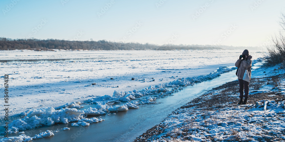 Winter tourist