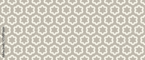 Jewish star of David seamless pattern in vintage Arabic style vector illustration background