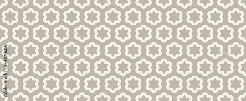 Jewish star of David seamless pattern in vintage Arabic style vector illustration background