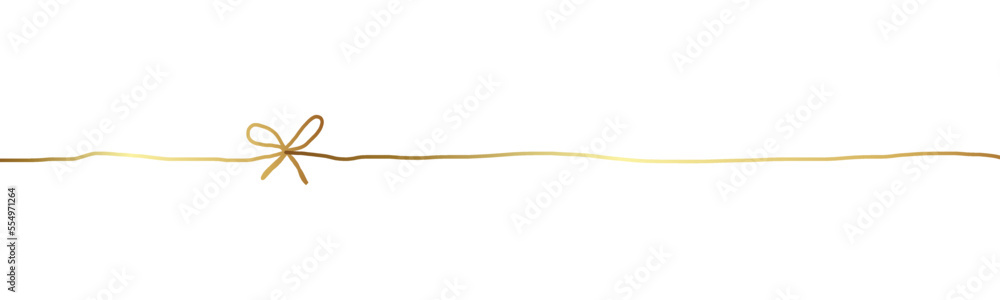 Schleife Gold Band Banner Schleife Gold Band Banner