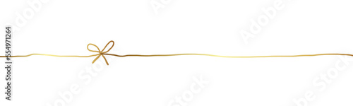 Schleife Gold Band Banner