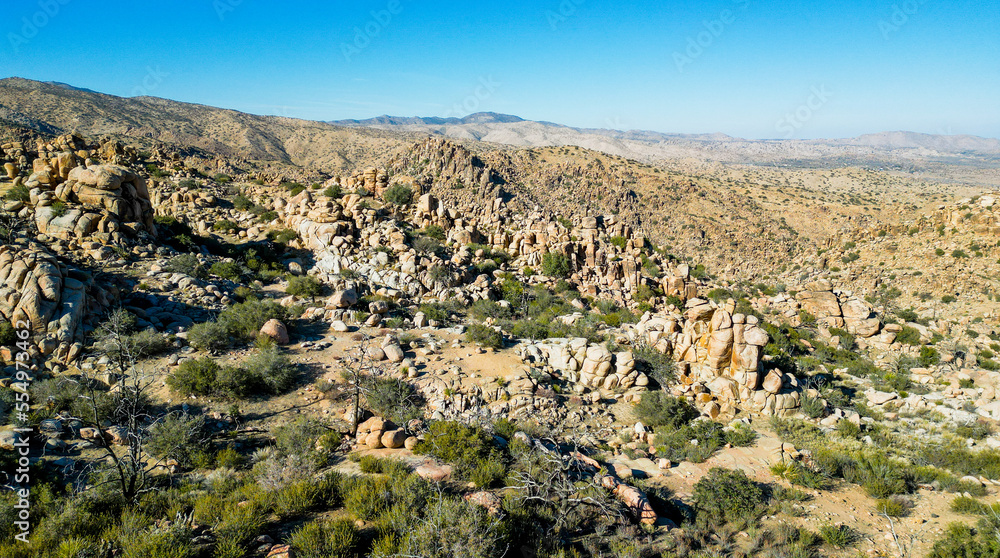 Boulders and Rocks on a Desert Mountain Hiking Trail
