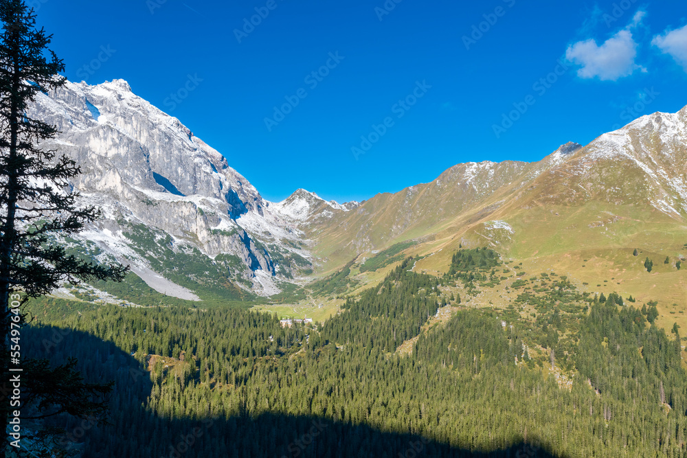 mountains panorama in the alps (Austria)