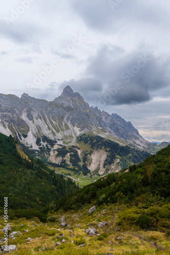 mountains panorama in the alps  Austria 