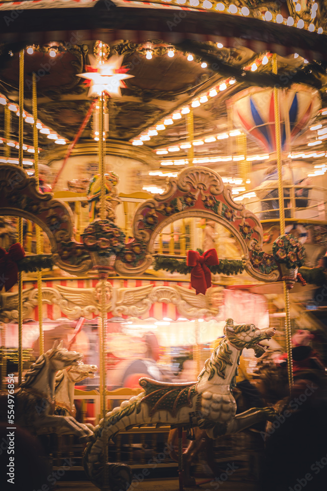 carousel in the park carousel in the park