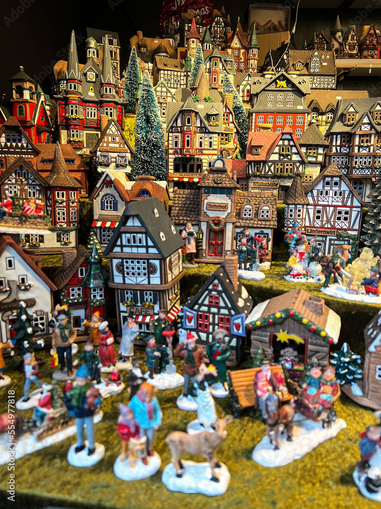 Christmas houses souvenirs fachwerk items