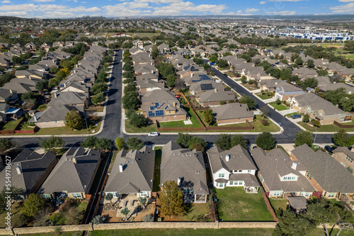 Photography aerial view of the city