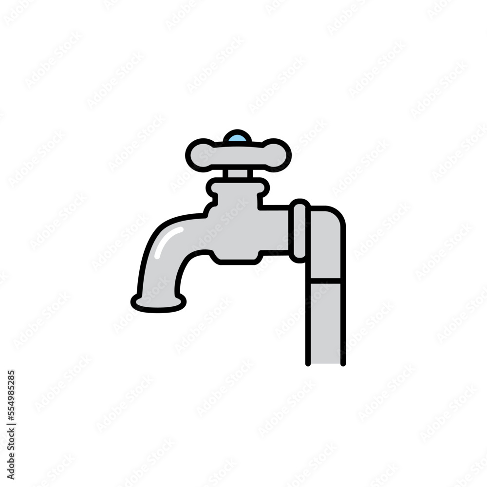 水道、蛇口のアイコン マーク 水道、蛇口のアイコン マーク
