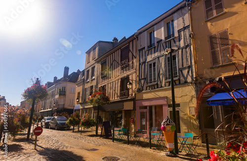 Picturesque streets of the old town of Provins in France © JackF
