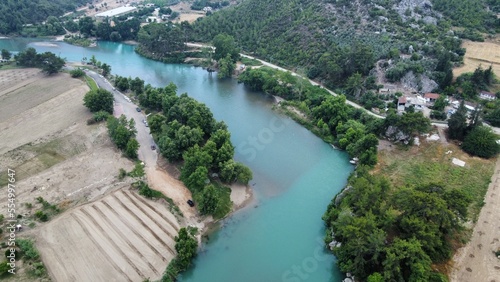 river in the mountains