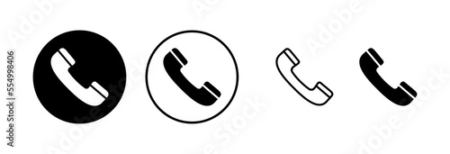 Call icon vector illustration. telephone sign and symbol. phone icon. contact us