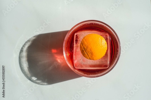 Americano red cocktail