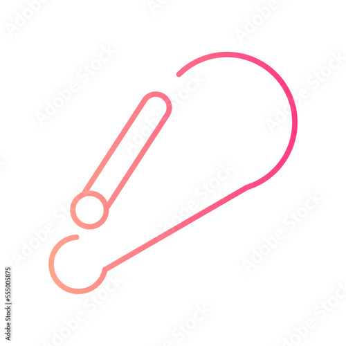 carabiner gradient icon
