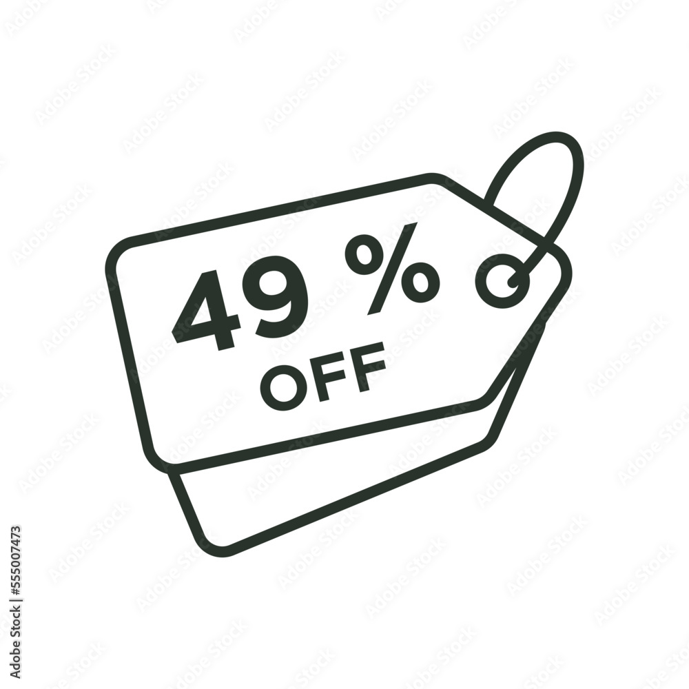 Discount icon vector design templates Discount icon vector design templates