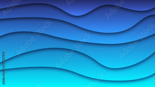 abstract blue wave background
