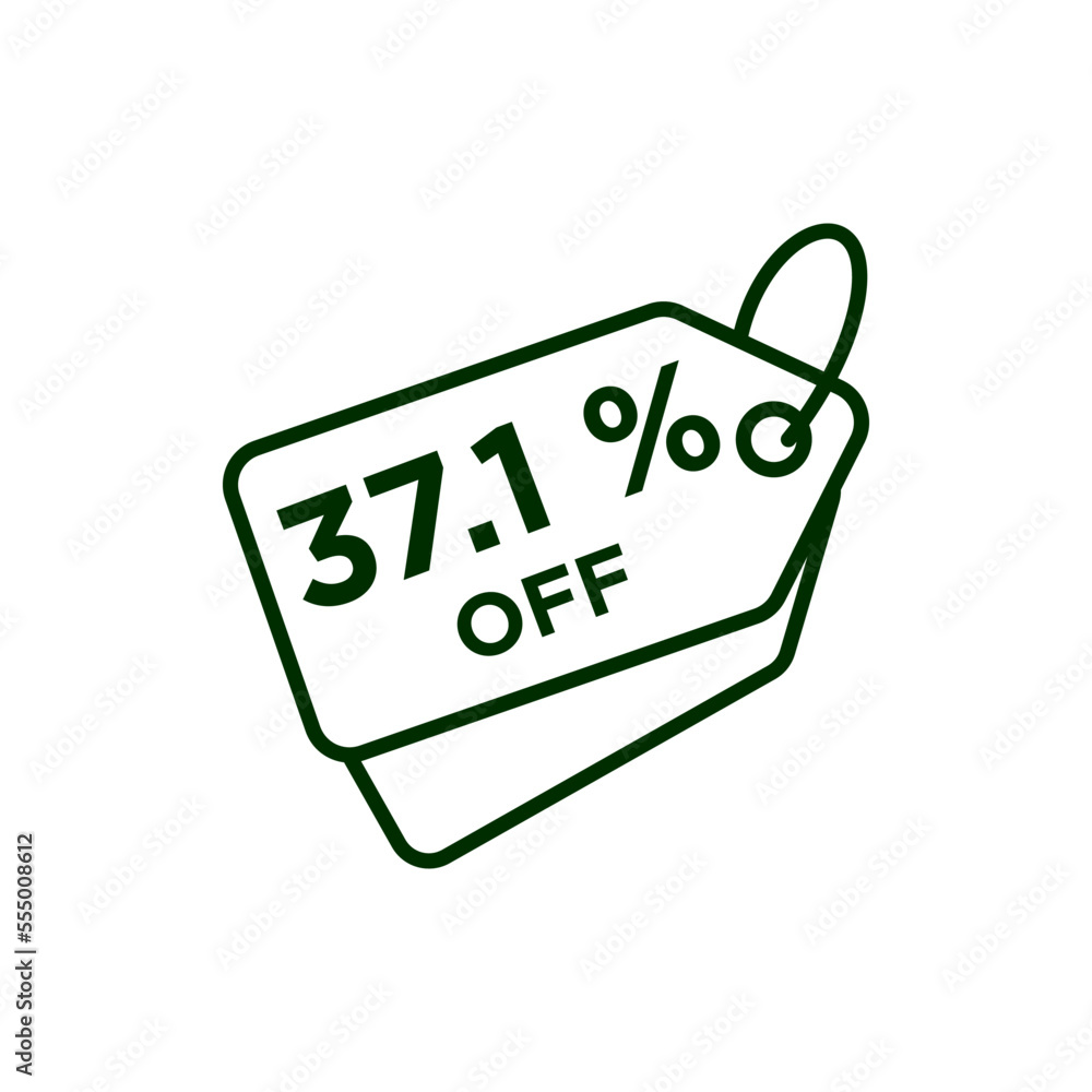 Discount icon vector design templates Discount icon vector design templates