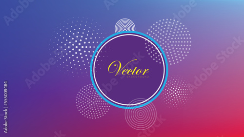 purple red blue abstract circle lines dots vector background bg © The MIU