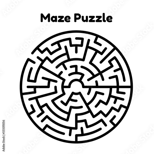 Obraz na płótnie Maze Puzzle w salonie