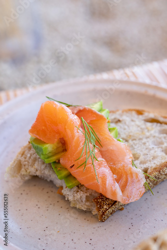 Salmon with dill