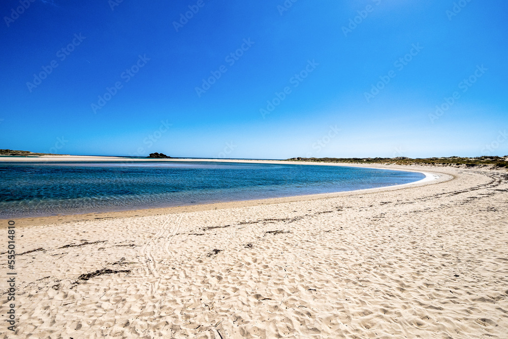 Obraz premium The Dunes of Corrubedo Natural Park in Galicia, Northern Spain