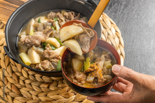 芋煮　肉じゃが　Northern Japan regional cuisine 