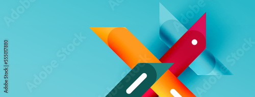 Background overlapping lines. Dynamic lines abstract wallpaper. Straight lines composition vector illustration for wallpaper banner background or landing page