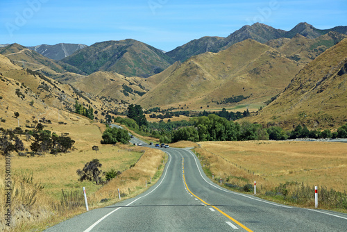 Lewis Pass road - New Zealand