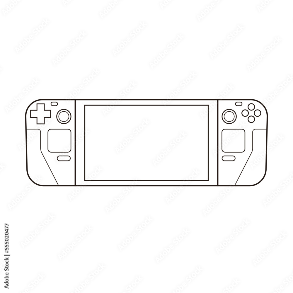 Obraz premium 携帯ゲーム機