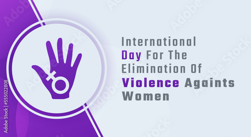 Happy International Day for the Elimination of Violence against Women Celebration Vector Design Illustration for Background, Poster, Banner, Advertising, Greeting Card