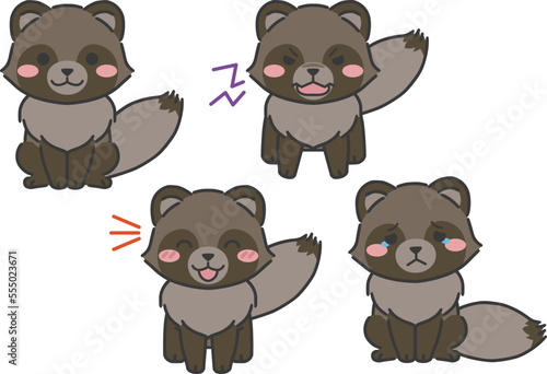 たぬきの喜怒哀楽