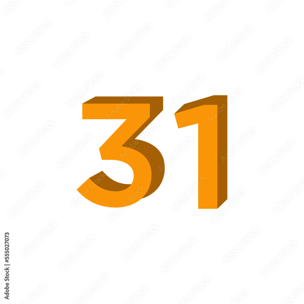 3d number logo , template element logo best style 3d number logo , template element logo best style