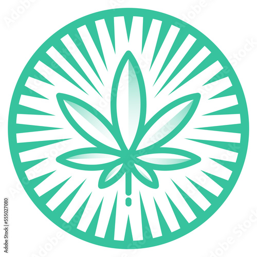 CBD Leaf Icon - Vol-2