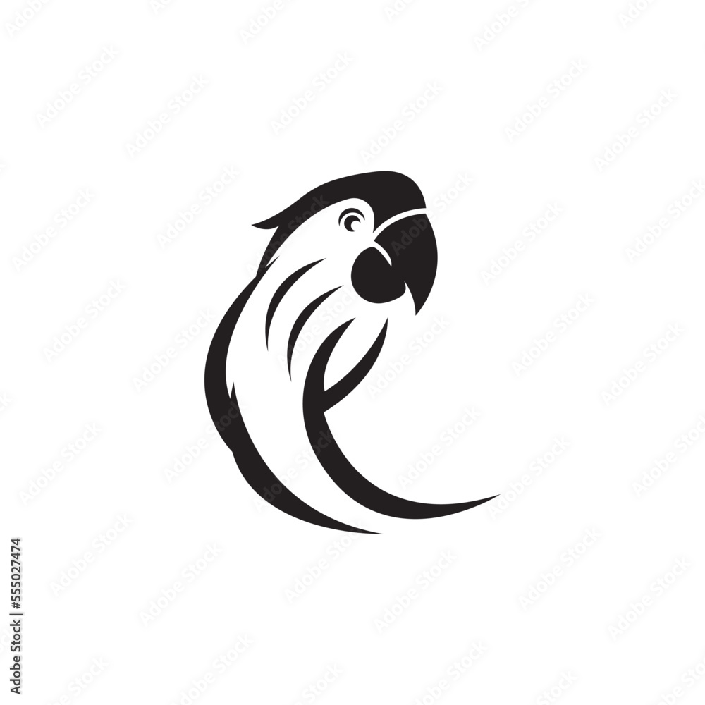 Parrot icon vector illustration design Parrot icon vector illustration design