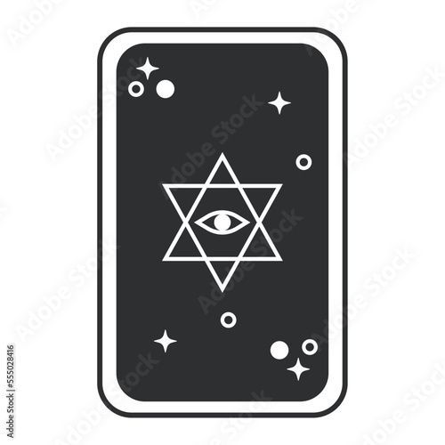 esoteric card with star