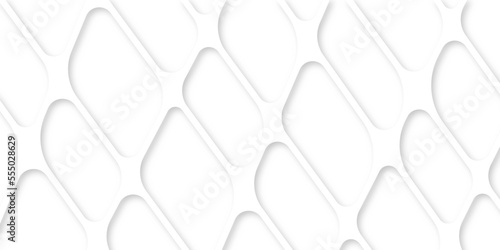	
Abstract of white architectural structure pattern, Concept of future design .Creative and geometric shape with white luxury pattern and paper texture design in illustration with white line backgroun