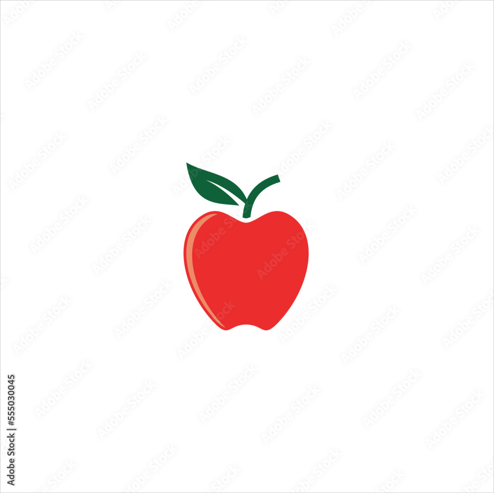 Apple icon logo. Apple vector illustration design icon logo template. Apple icon logo. Apple vector illustration design icon logo template.