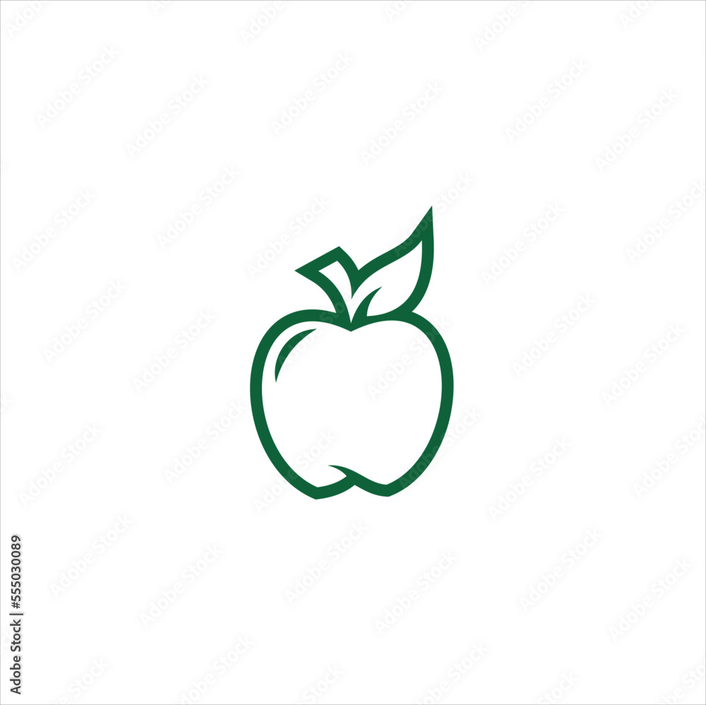 Apple icon logo. Apple vector illustration design icon logo template. Apple icon logo. Apple vector illustration design icon logo template.