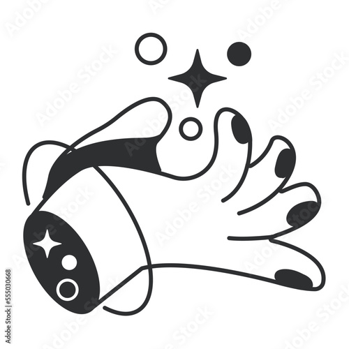 hand esoteric style
