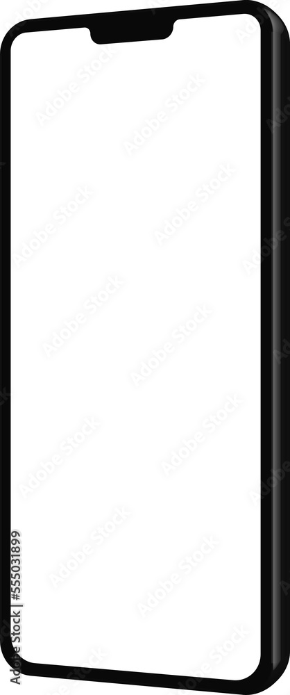 Smartphone mockup with blank screen for display your work Smartphone mockup with blank screen for display your work