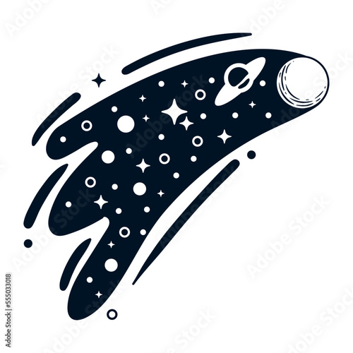 space surreal astrology style