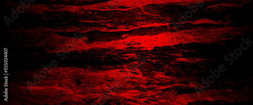 Scratches concrete wall texture, Scary concrete wall texture as background, Black and red grunge texture. Scary red black scary background, panorama dark red and black slate background or texture.