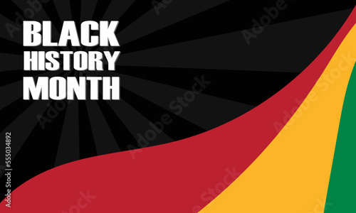 Black history month celebrate. vector illustration design graphic Black history month.