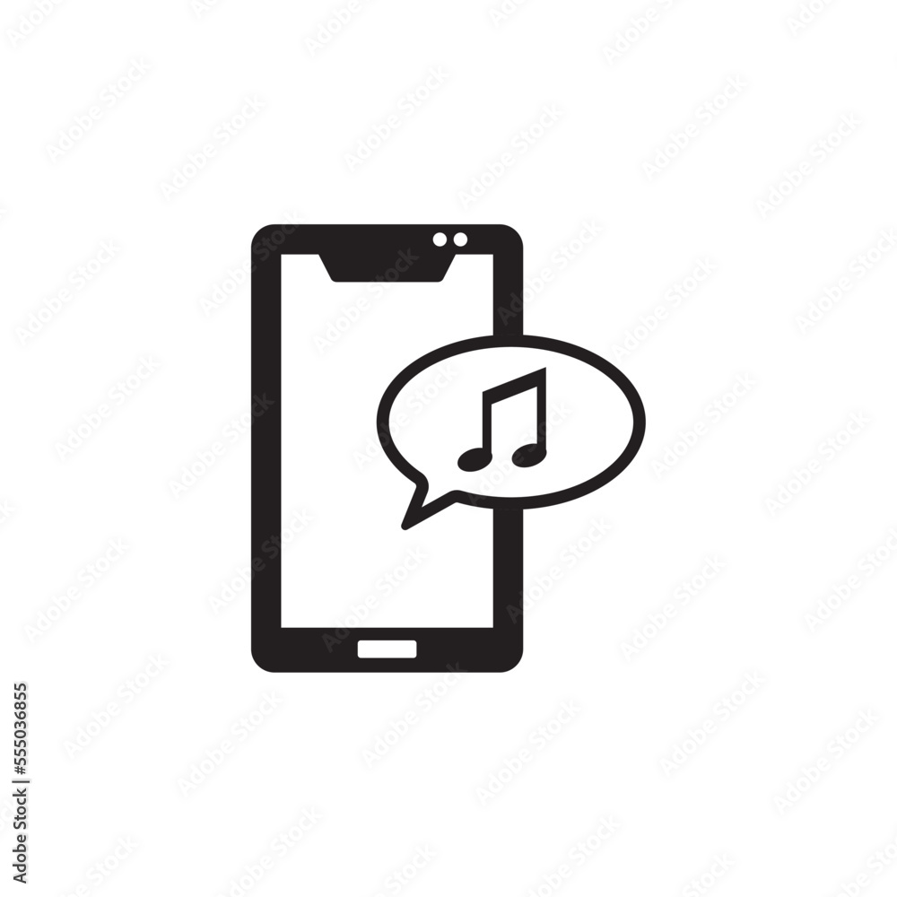 music phone icon , media icon music phone icon , media icon