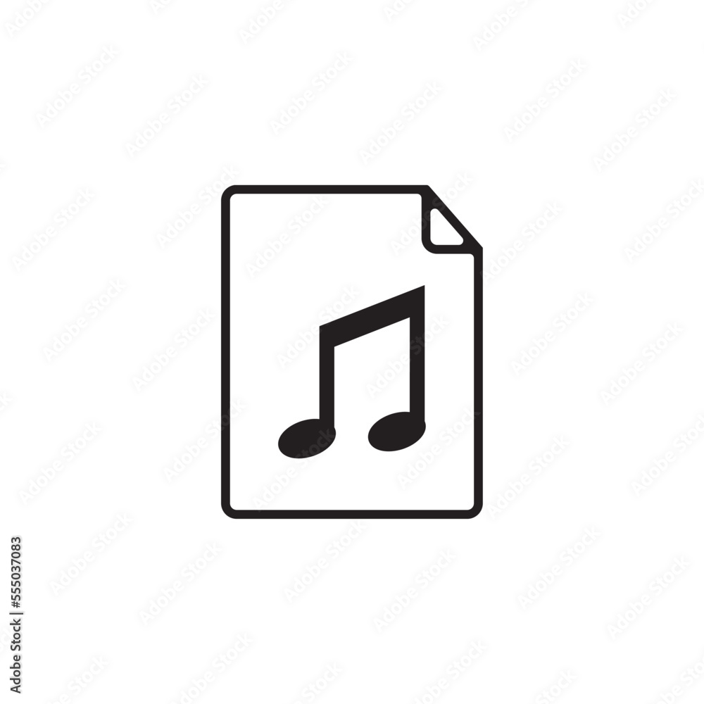 file music icon, format icon file music icon, format icon