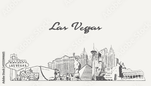 Las Vegas skyline, Nevada, USA