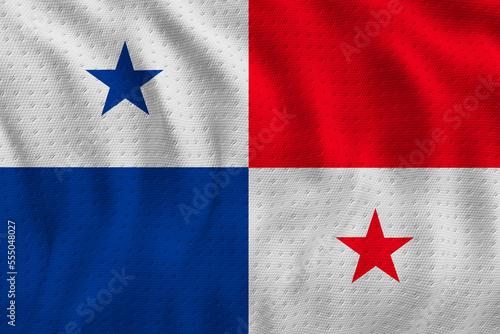 National flag of Panama. Background with flag of Panama.