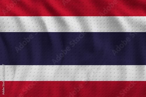 National flag of Thailand. Background with flag of Thailand