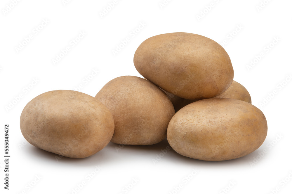 potato, isolated on a white background potato, isolated on a white background