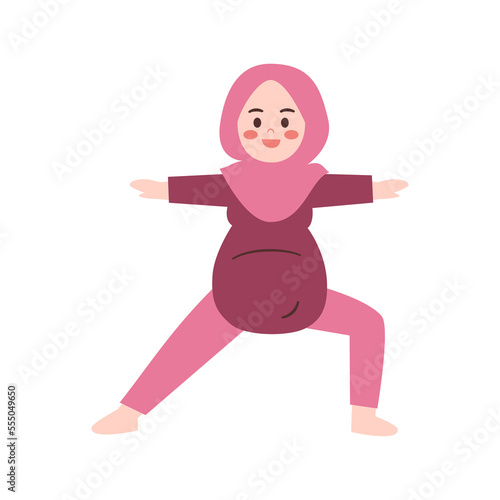 Pregnant Woman Doing exercise
