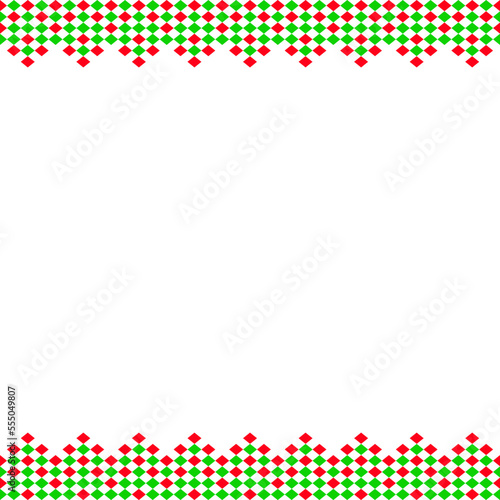 Wallpaper Mural Vector - Retro Christmas border. Torontodigital.ca